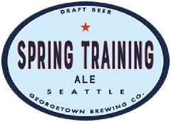 Spring Training Ale tap label